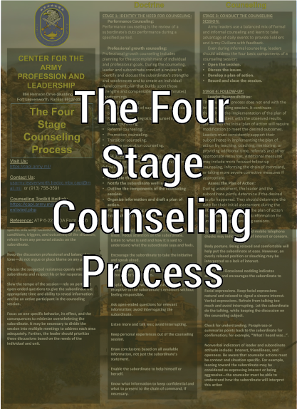 The Four Stage Counseling Process
